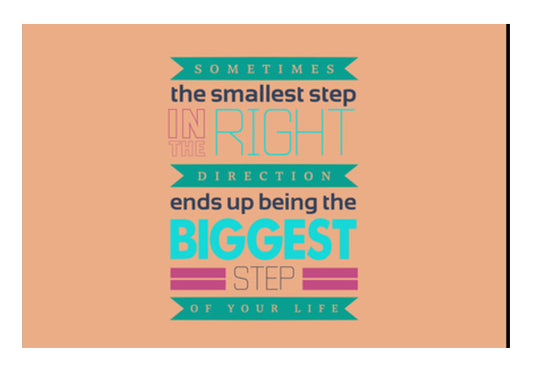 Cool typography quote Wall Art