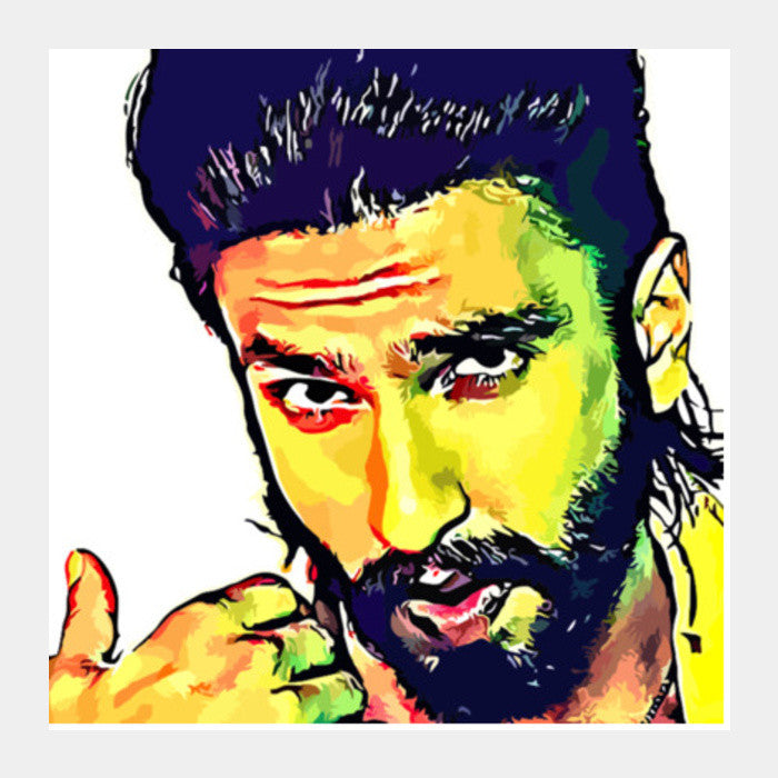 Square Art Prints, Ranveer Singh Square Art Prints