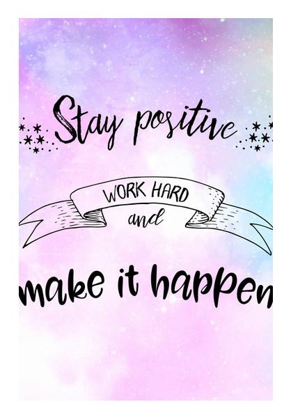 PosterGully Specials, Stay Positive Wall Art