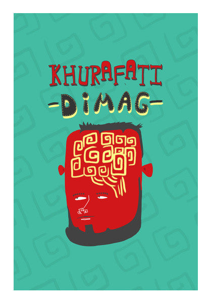 KHURAFATI DIMAG (PATTERN BACKGROUND 2) Wall Art