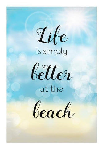 PosterGully Specials, Life at beach Wall Art