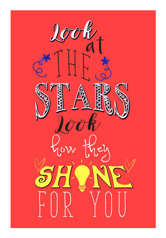 Look At The Stars Art PosterGully Specials