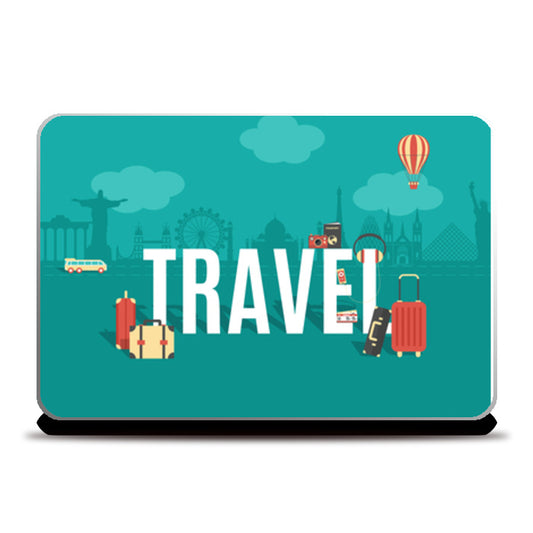 Let_s travel Laptop Skins