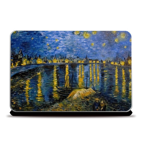 Starry night over the Rhone -Van Gogh Laptop Skins