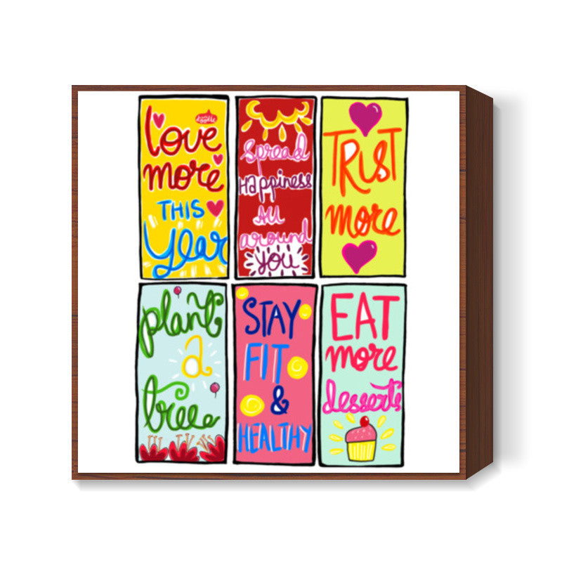 To Do List Square Art Prints