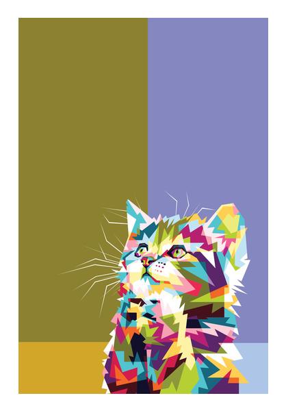 Colorfully Cat Hope Wall Art PosterGully Specials