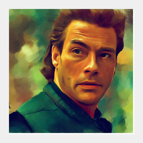 Jean Claude Van Damme Square Art Prints PosterGully Specials