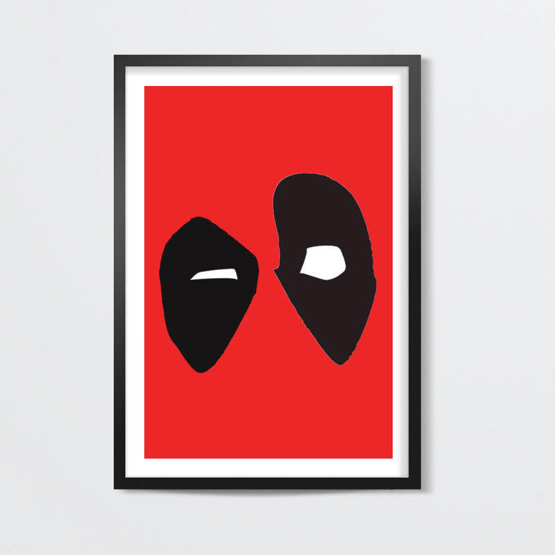 Deadpool Minimal Design Wall Art