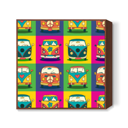 Retro Pop Square Art Prints