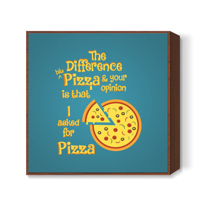 Pizza Square Art Prints