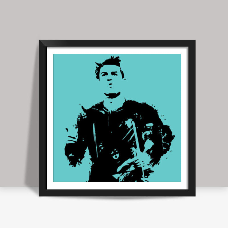 Ronaldo Minimal Design Square Art Prints