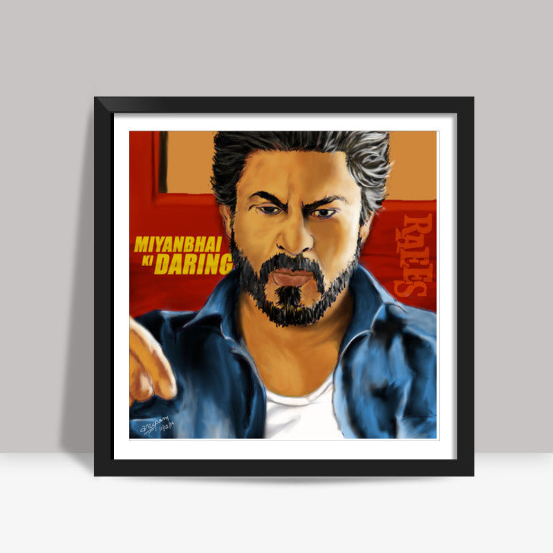 Raees Artwork Square Art Prints