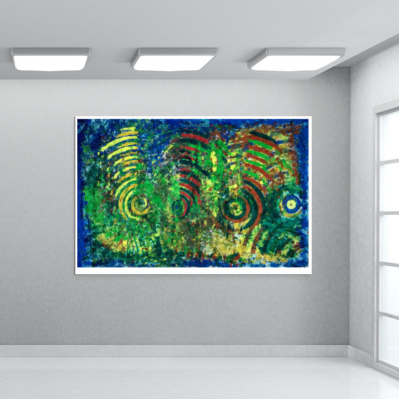 abstract eyes Wall Art