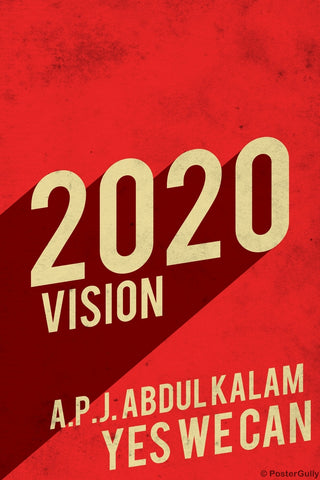 Wall Art, 2020 Vision Kalam India, - PosterGully