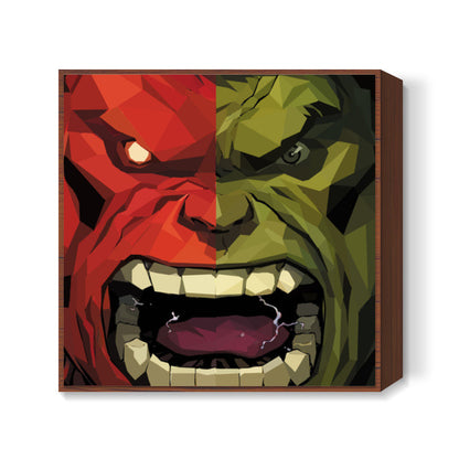 Incredible Hulk Smash  Square Art Prints