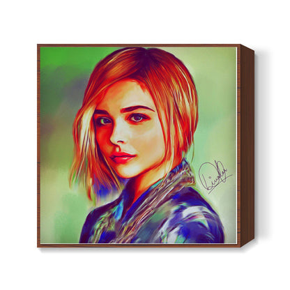 Chloe Grace Moretz Square Art Prints