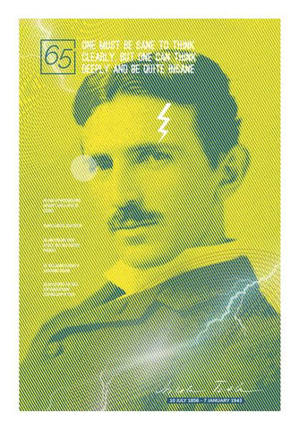 Tesla 65 Wall Art PosterGully Specials