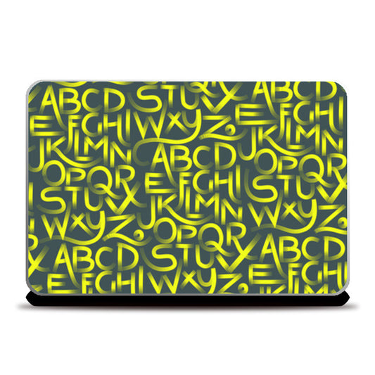 Laptop Skins, Alphabets Laptop Skins Laptop Skins