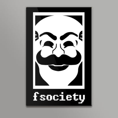 Fsociety Mr Robot Wall Art