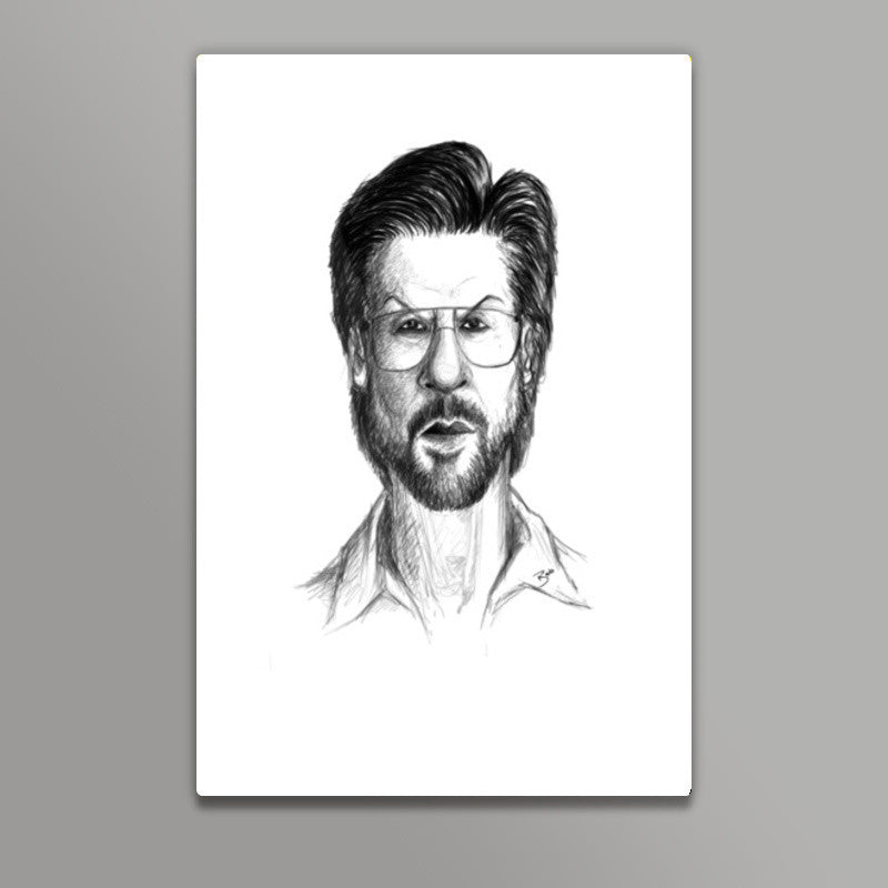 Shah Rukh Khan | Caricature Wall Art