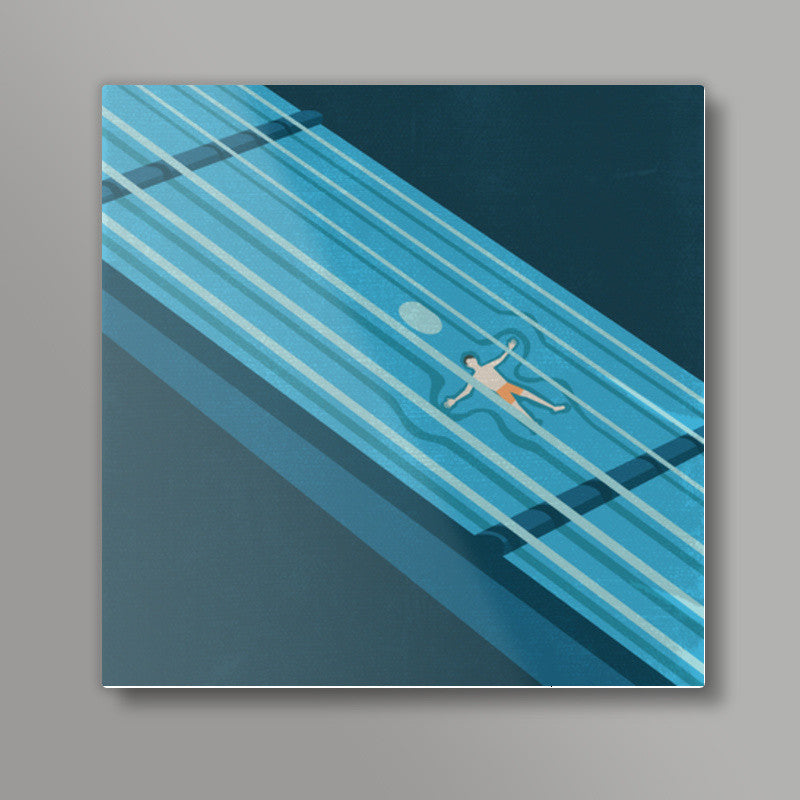 Dive in Music Square Art Prints