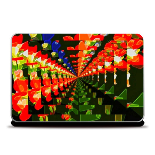 Laptop Skins, Flower Tunnel Laptop Skins