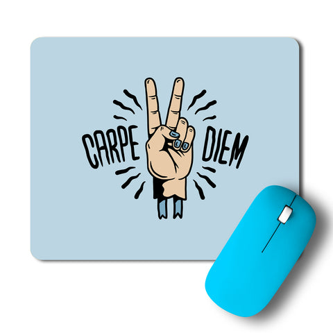 Carpe Diem Minimal Artwork Mousepad