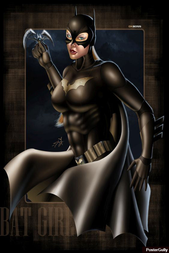 Wall Art, Bat Girl Artwork