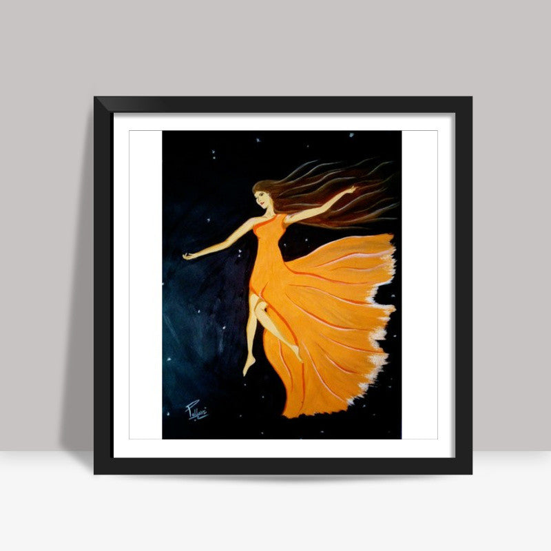 FLY HIGH Square Art Prints