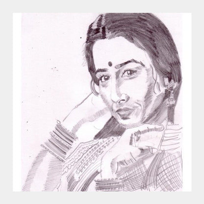 Square Art Prints, Bollywood star Vidya Balan blends glamour and grace Square Art Prints