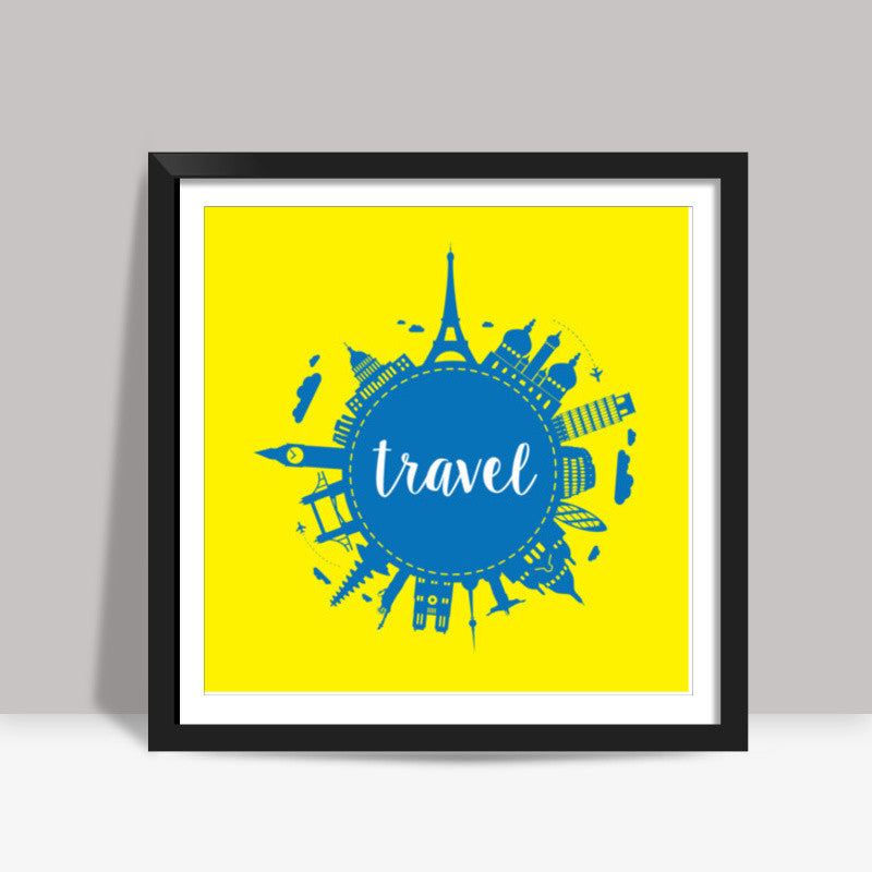 Travel Square Art Prints