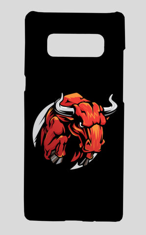 Bull Mascot Samsung Galaxy Note 8 Cases