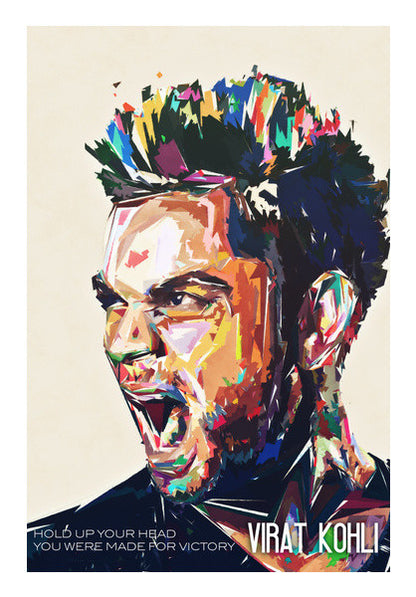 virat kohli fan art Wall Art