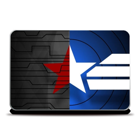 Captain america Winter Soldier combined marvel Laptop Skins