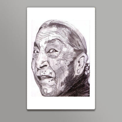 Zohra Sehgal proved that age can never come in the way of a lively and spirited person Wall Art