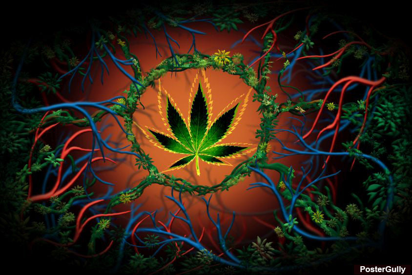 Wall Art, Green Leaf Artwork