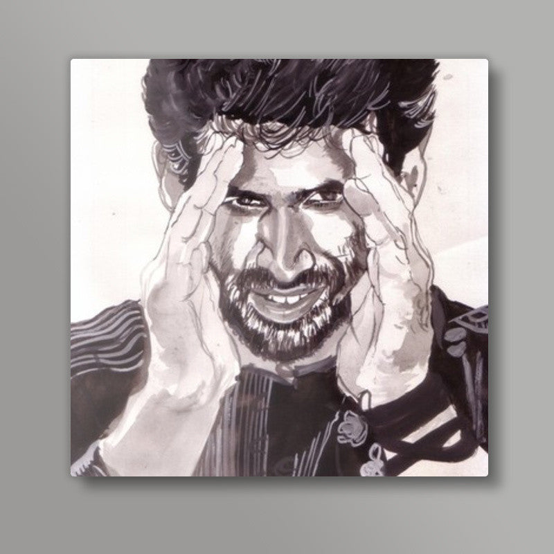 Bollywood star Aditya Roy Kapur lets love lead the way Square Art Prints