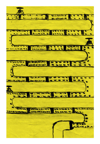 Pipeline Yellow Art PosterGully Specials