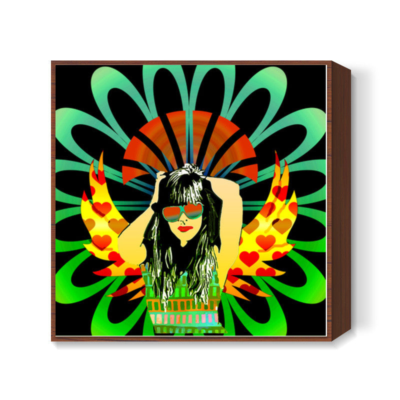 Woman of substance! Square Art Prints