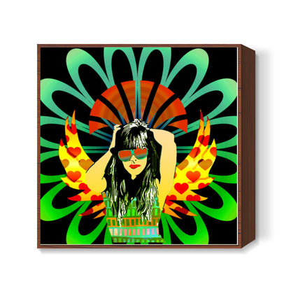 Woman of substance! Square Art Prints