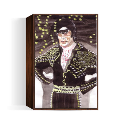 Bollywood superstar Amitabh Bachchan lent great energy to the song Saara Zamana, Haseeno ka Deewana Wall Art