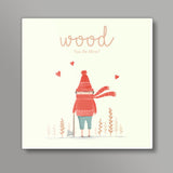 Wood Lover Square Art Prints