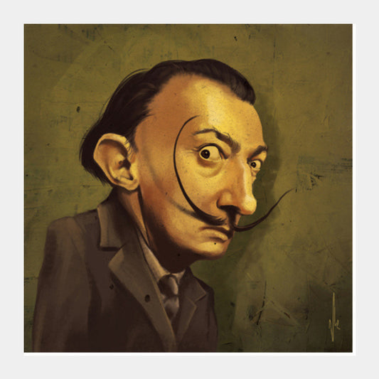 Square Art Prints, salvador dali | Nikunj Prajapati Square Art Prints