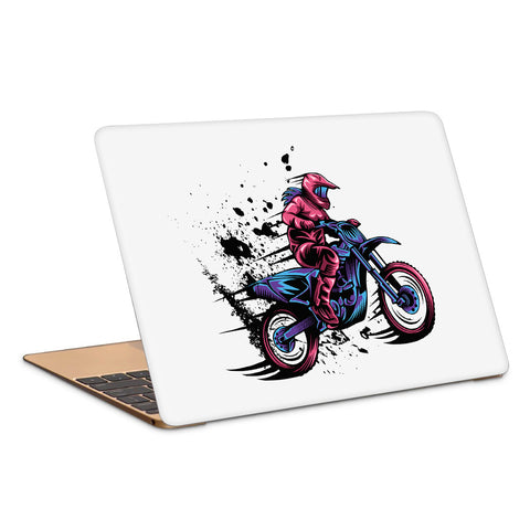 Motocross Splash Speed Laptop Skin