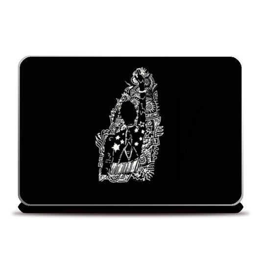 Laptop Skins, Tattoo Chic Zenscrawl Laptop Skin | Meghnanimous, - PosterGully