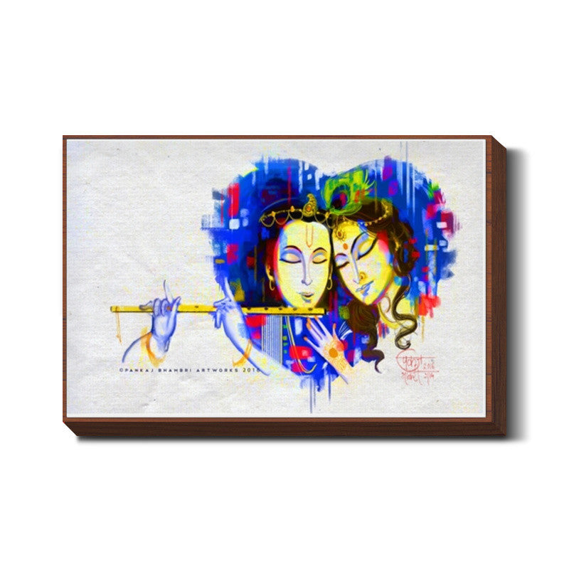 Radhe Krishna Wall Art