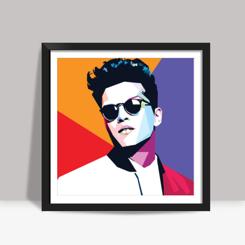 Bruno Mars Minimal Design Square Art Prints