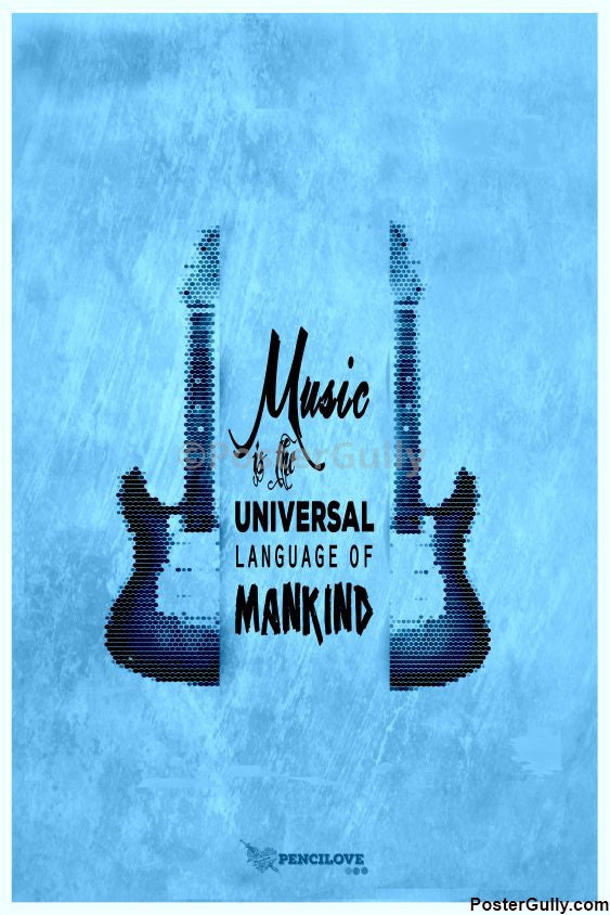 Brand New Designs, Guitar Music Blue Artwork