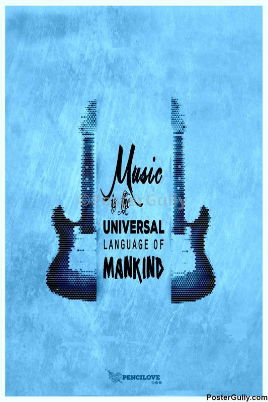 Brand New Designs, Guitar Music Blue Artwork