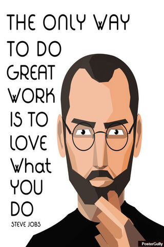 Brand New Designs, Steve Jobs Quote Artwork